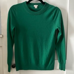 Bright green Jcrew sweater